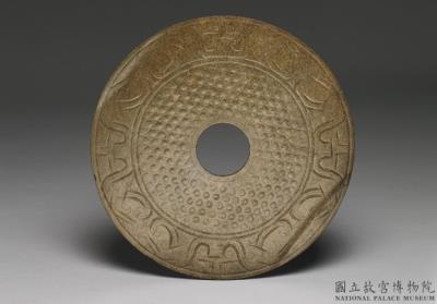 图片[3]-Bi with twin-bodied dragon and phoenix pattern, mid-Warring States period to Western Han dynasty, 375 BCE-220 CE-China Archive